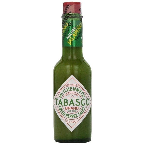 Tabasco Green Jalapeno Pepper Sauce 5 Ounce (Pack of 6)