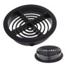 5 x Grey Plastic Soffit Vents 70mm Circular Push Fit