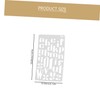 COHEALI Sets Large Reusable Stencil Set Letter Patterns Painting Templates