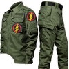 Heiorpai 2Pcs Super Hero Threads Tactical Decorative Applique Patch Embroidered