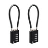 RESET -204 4-digit combination lock with 10 cm wire rope,