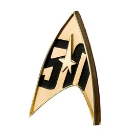 QMx Star Trek 50th Anniversary Magnetic Badge