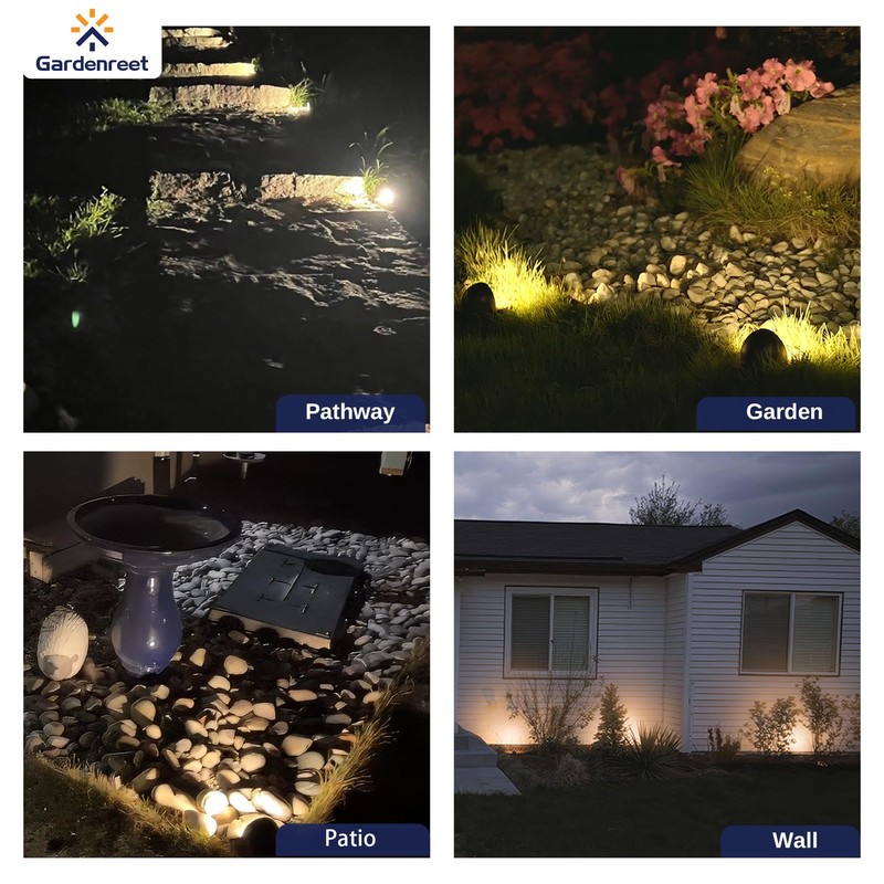 Gardenreet Brass Well Light - Waterproof 12V Ip65 In-Ground Landscape