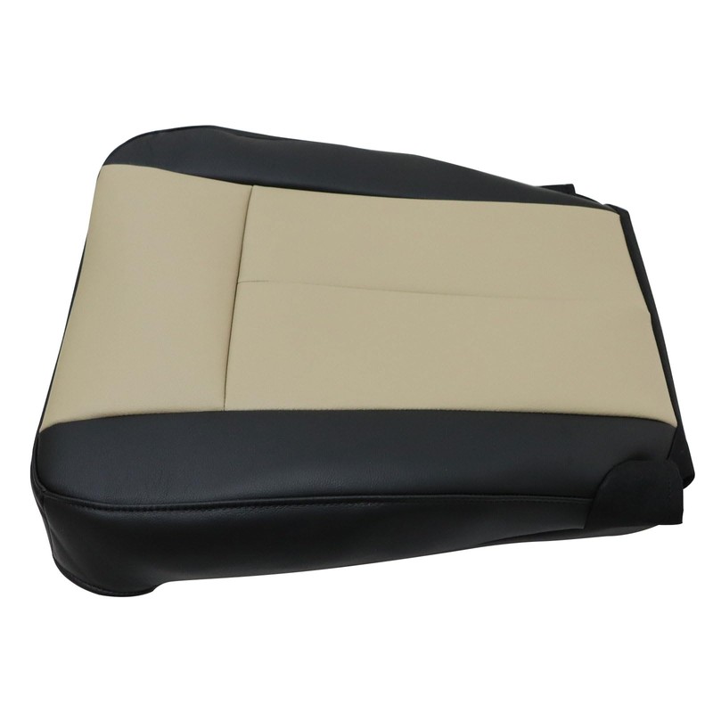NLQR Front Driver Bottom Replacement Microfiber Leather Seat Cover Compatible