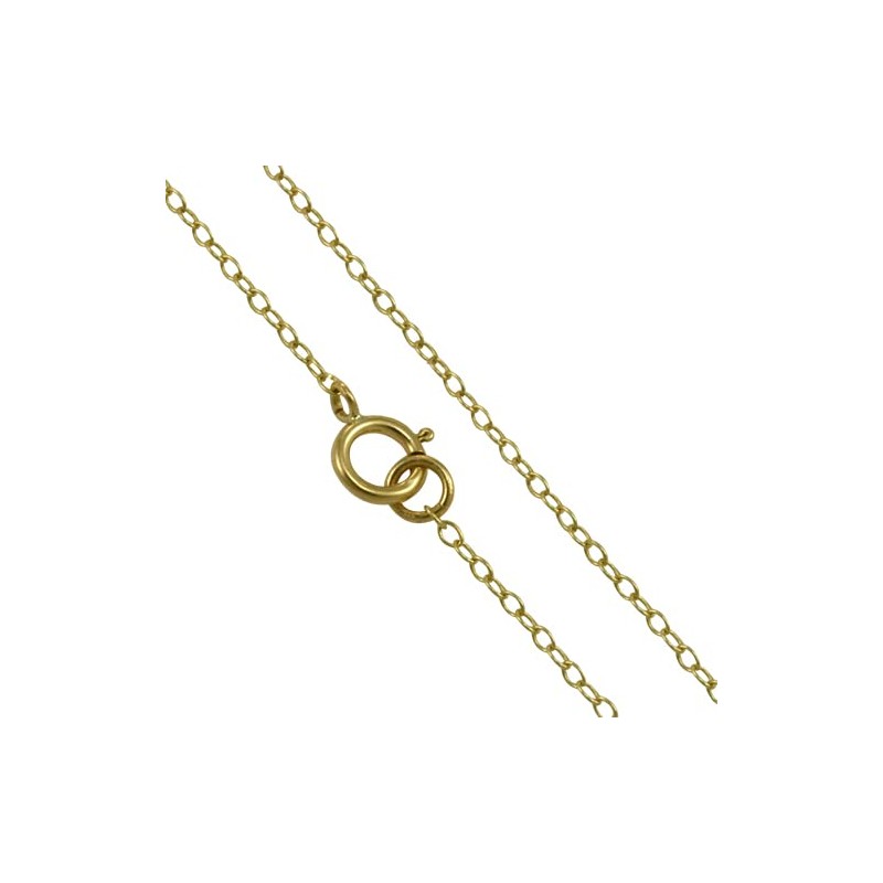 9ct Yellow Gold Trace Chain 18"