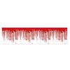 Beistle Dripping Blood Poly Decorating Material, Red/White, Package of 1