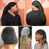 2 Pieces Dreadlock Cap Tube Locs Cap Shower Cap Long