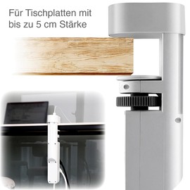 revolt Steckdose Leiste mit USB: 3-fach-Tischsteckdose mit Schraubklemme, 2x USB-C 20 W PD, 1x USB-A QC (Steckdosenleiste mit Schraubklemme, 3-fach Steckdosenleiste mit USB-C)