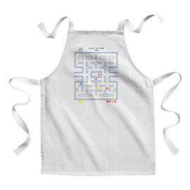 Fabulous Children's Kitchen Apron - Painting Level Video Games Retro 8-bit Arcade Video Game Retro Gaming - Premium Quality, White
