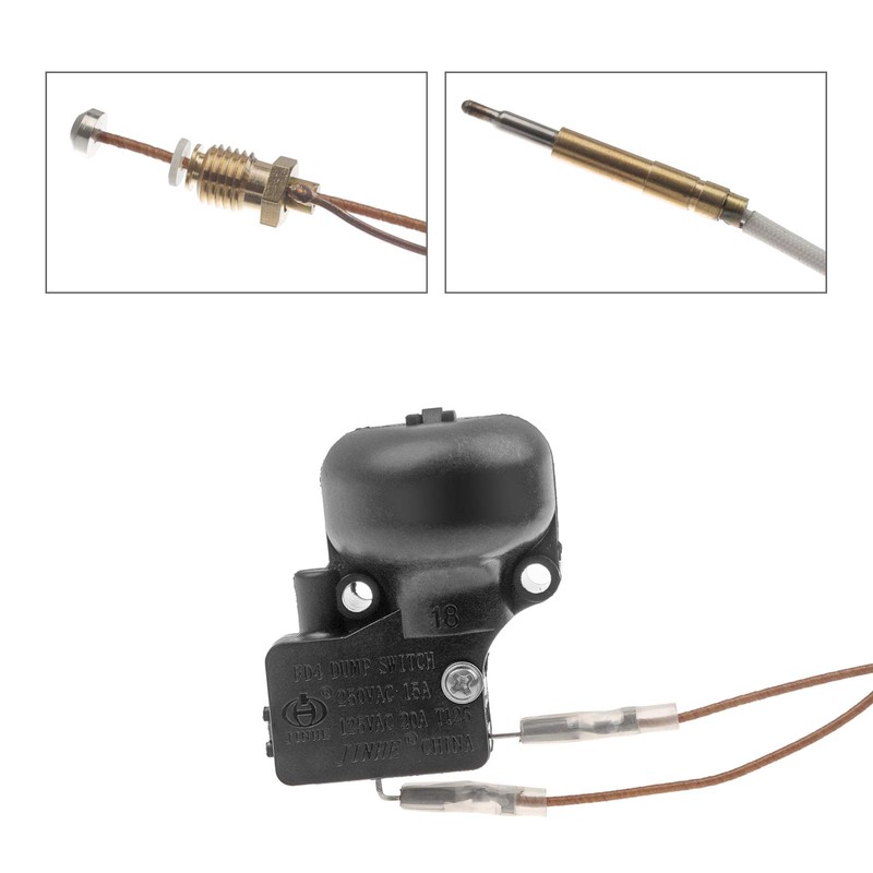 Timsec Patio Heater Thermocoupler and FD4 Dump Switch, 23.5" Longer