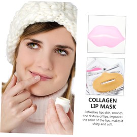 Baluue 2sets Hydrating Lip Mask Collagen Lip Enhancer Lip Plumper Softening Lip Membrane Daily Use 20pcs*2