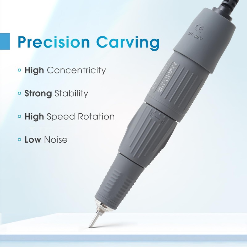 35K RPM Micromotor Handle, H37L1 Micro Motor for Jewelry, Ceramics,
