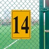 i-CowFun Premium Aluminum Number Signs 14, Metal 12" X 8"