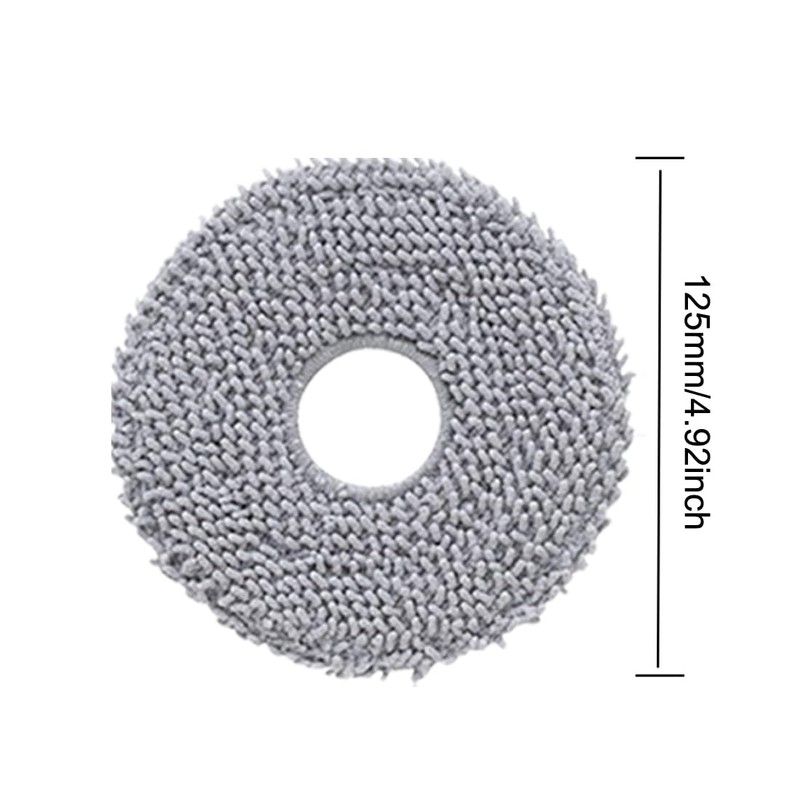 HACOBEST 10pcs Mop Pads for Roborock Qrevo Curve/Roborock Qrevo Edge