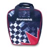 Brunswick Spark Single Tote Bowling Bag (Checkered Flag)
