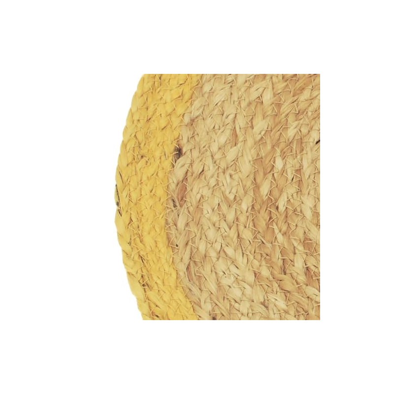 Walton & Co. 35cm Ochre Fiesta Circular Jute Placemat