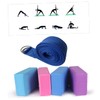 Kisangel Yoga Blocks Stretch Belt Set High Density Eva Yoga