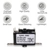 HQRP Enclosed General Purpose Fan Relay Replacement Compatible with Heating/Cooling