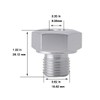 Oil Pressure Sensor Adapter M16 1.5 to 1/8 NPT for