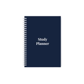 Study Planner – A5 size with sturdy 450gsm card covers & quality 100gsm paper – Double Strength White Wire - Perfect Academic Planner for Students of all ages (Weekly Format - 52 weeks of study)
