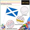 10pcs Small Scottish Flags on Sticks for Oly, Mini Stick