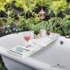 Temple Spring Wooden Bathtub Tray, Bamboo Bathroom Accessories, Bath Tray