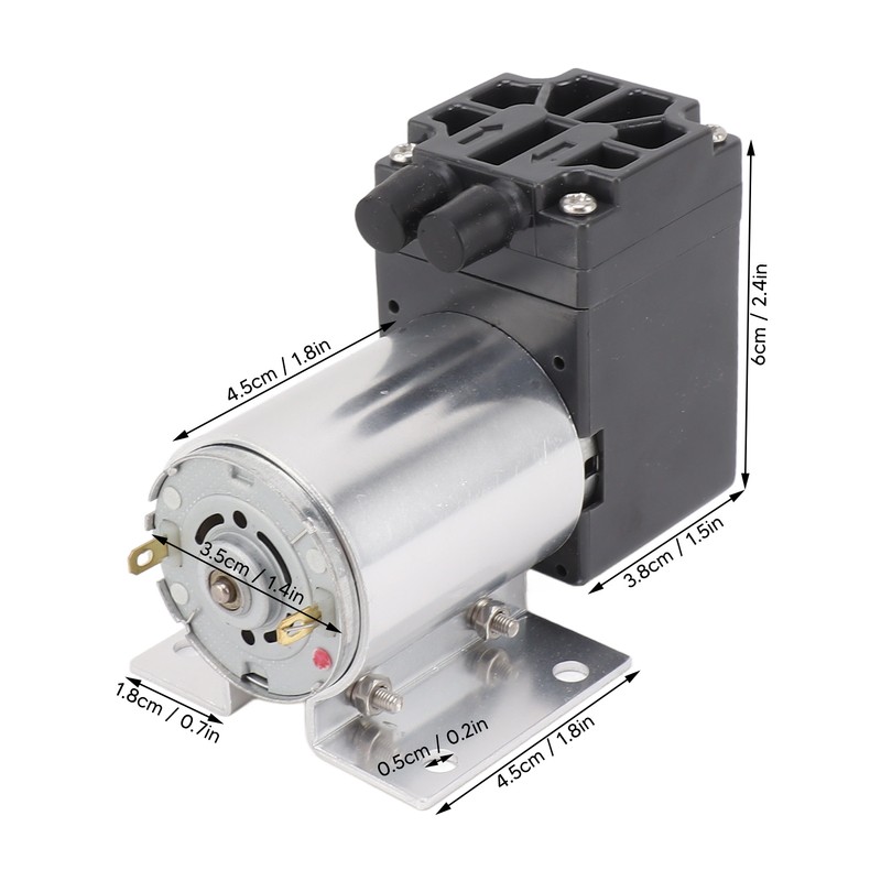 12V Vacuum Pump Negative Pressure Suction Pump Mini Small Oilless