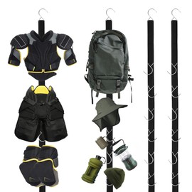 Hockey Gear Drying Rack 2 Packs Hockey Equipment Organizer Dryer Hockey Gifts for Hockey Players Sports Gear Hanger for Hockey Stuff Supplies Hanging Rack for Hockey Lacrosse Football Baseball Catcher
