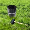 Corrugated Metal Landscape Edging,6 Inch x 20FT Sturdy Steel Garden
