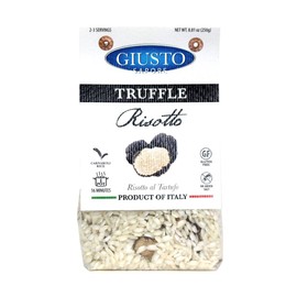 Giusto Sapore Italian Risotto - Truffle - All Natural Gluten Free No Added Salt Premium Gourmet Risotto Brand - Imported from Italy and Family Owned