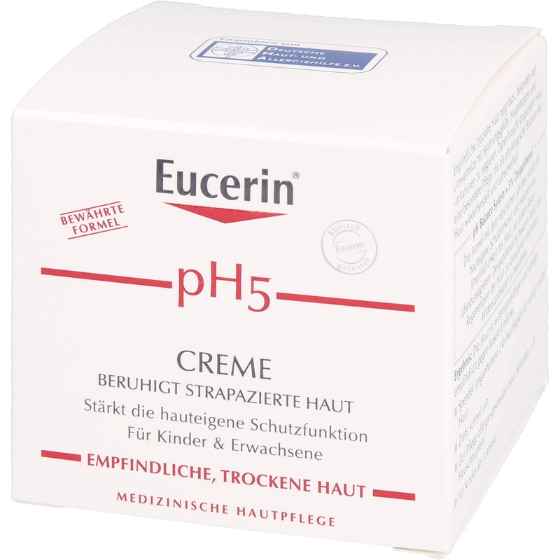Eucerin pH5 Cream Soothes Damaged Skin 75 ml Cream