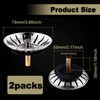 Strainer Drain Plug Set of 2 - 7.8 cm Stainless