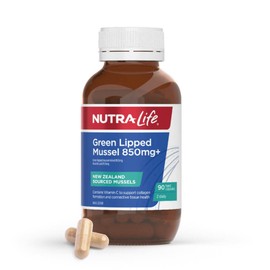 Nutralife-Green Lipped Mussel 850mg+ 90 Capsules