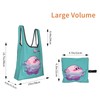 HTSW Stylish Eco Bag, Kirby Star, Cute, Foldable, Handbag, Compact,
