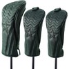 Golf Head Cover Premium PU Leather Driver DR Wood FW