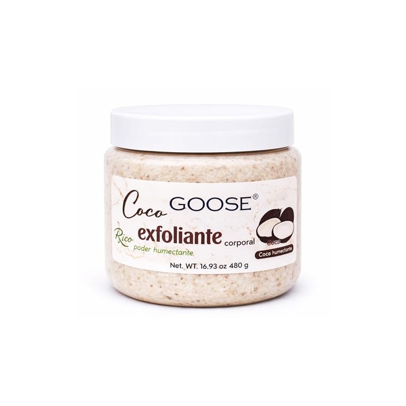 GOOSE Body Scrub Exfoliante Corporal 480 g – Coco, Piel