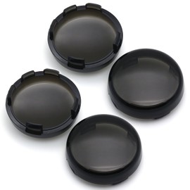 MFC PRO Smoked Turn Signal Lens for Harley Deuce-Style Snap On Street Glide FLHX Replacement lens for OEM #6897300-4 - Pack(smoke-2)
