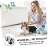 VILLFUL 5Pcs Christmas Pet Bells for Dog Collar Lightweight Decorative