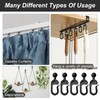 Gazebo Curtain Hooks – 50PCS Outdoor Curtain Track Hooks for