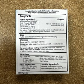 Lewis N. Clark, No Jet Lag Miers Laboratories No Jet Lag Homeopathic Jet Lag Remedy (1 Pack, 32 Chewable Ta