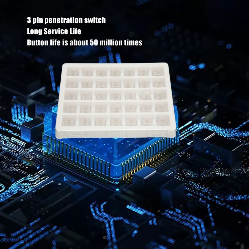 35 Pcs Mechanical Keyboard Switch Linear Dustproof Mute Long Service