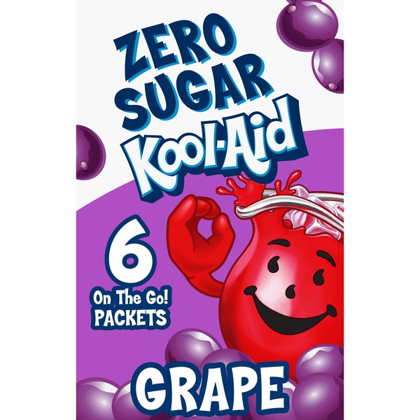 Kool-Aid Sugar-Free Grape On-The-Go Powdered Drink Mix 72 Count