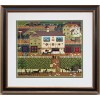 Charles Wysocki "Amish Neighbors" Newly FRAMED Art Americana Rural