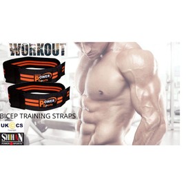 BICEP STRAPS,Harlem-2inch Occlusion Muscle Training Bands - Pair of Blood Flow Restriction Training Bands 24inch Long Super Elastic.