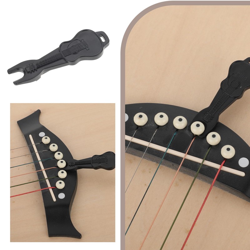 12 Pcs Acoustic Guitar Bridge Pins Plastic String Pins Pegs
