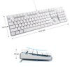 Qisan Mechanical Gaming Keyboard Full Size 104 Keys US Layout