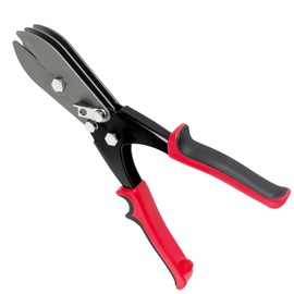 Cesilili 5-Blade Hand Crimper Sheet Metal Tool, HVAC Duct Crimping Tool for 24-28 Gauge Ductwork Downspout Stove Pipe, 10.5-Inch Gutter End Cap Crimping Pliers