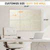 Thick Cork Board Tiles for Wall with Push Pins, Removable