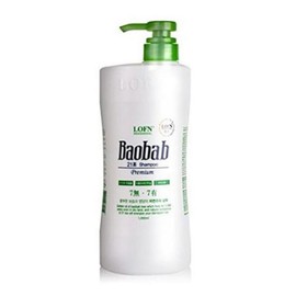 LOFN Baobab Coconut oil Weak Acid PH Healty 21tea Hair Treatment Shampoo For Dry Hair 1000ml (33.8 oz)