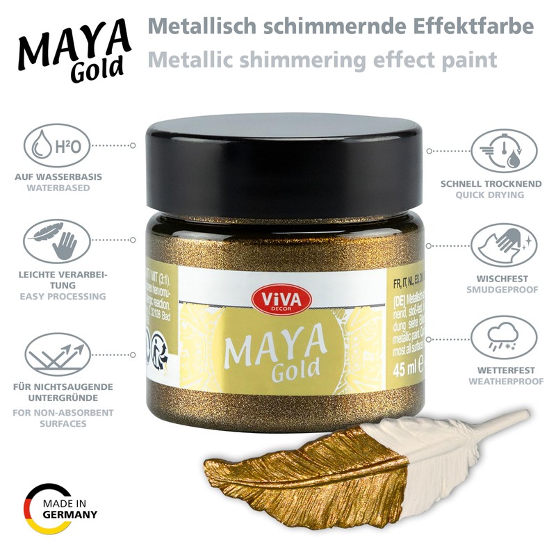 Viva Decor® ️ Maya Gold, 45 ml, bronze